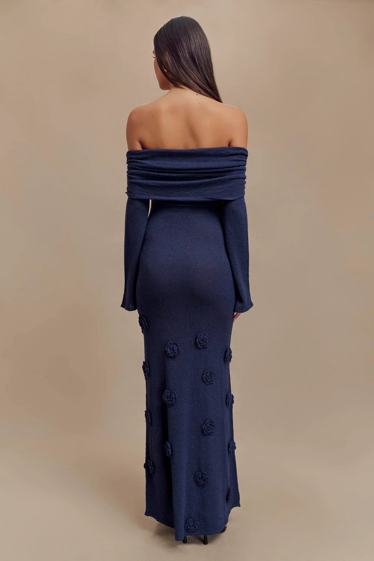 VICTORIA MAXI DRESS - NAVY