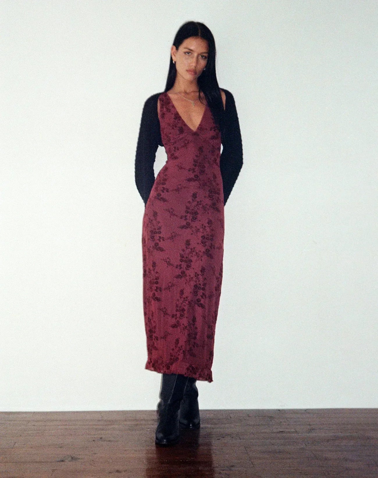 ELLA MAXI DRESS - RED