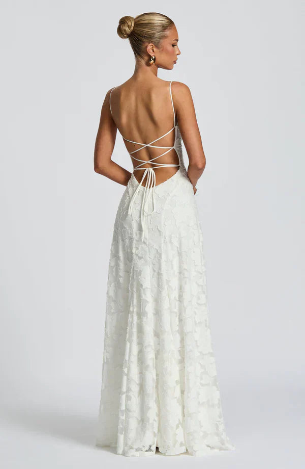 ELARA MAXI DRESS – IVORY