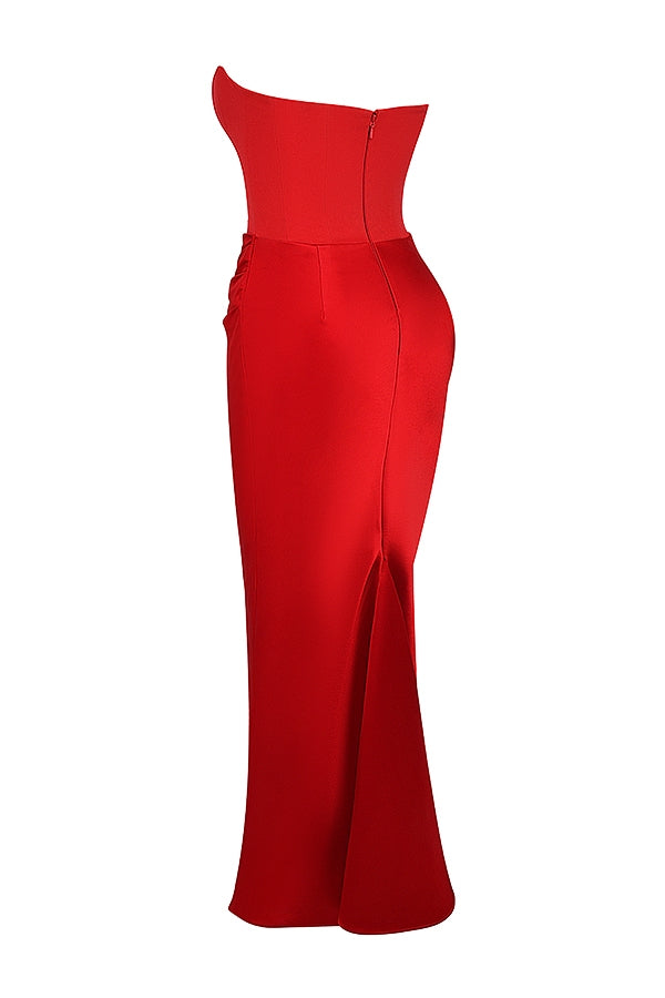 LAVINA MAXI DRESS - RUBY