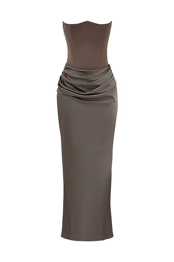 LAVINA MAXI DRESS - SMOKE