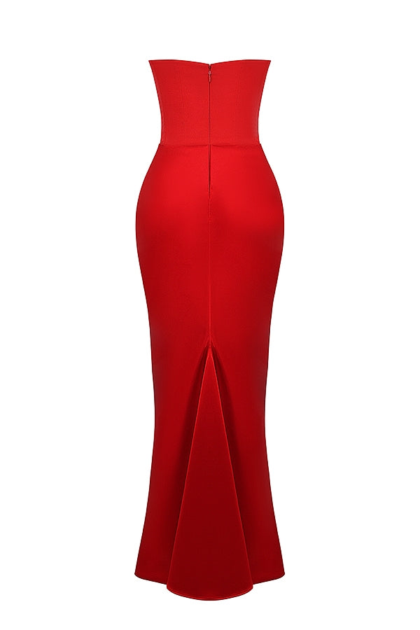 LAVINA MAXI DRESS - RUBY