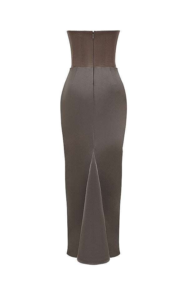 LAVINA MAXI DRESS - SMOKE