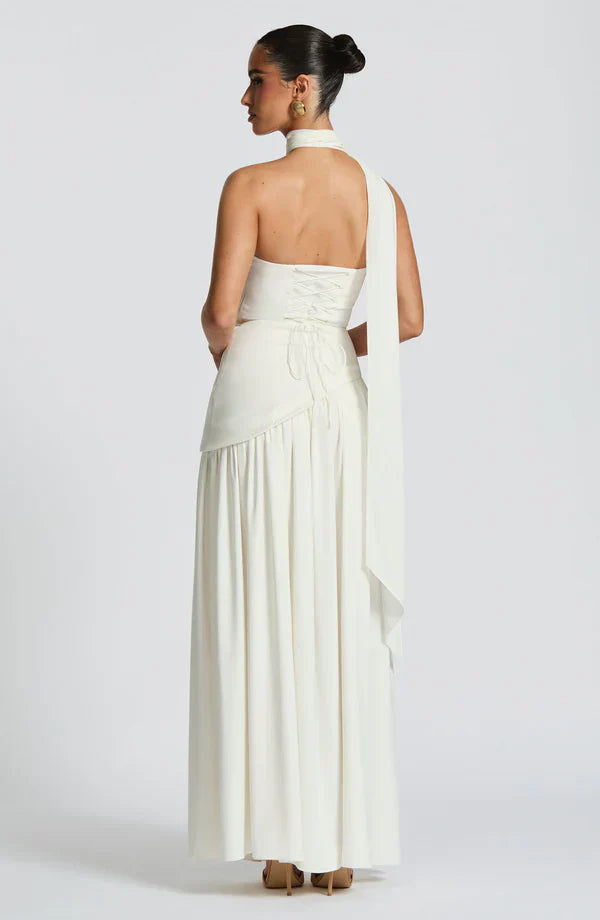 VALENCIA MAXI DRESS — IVORY