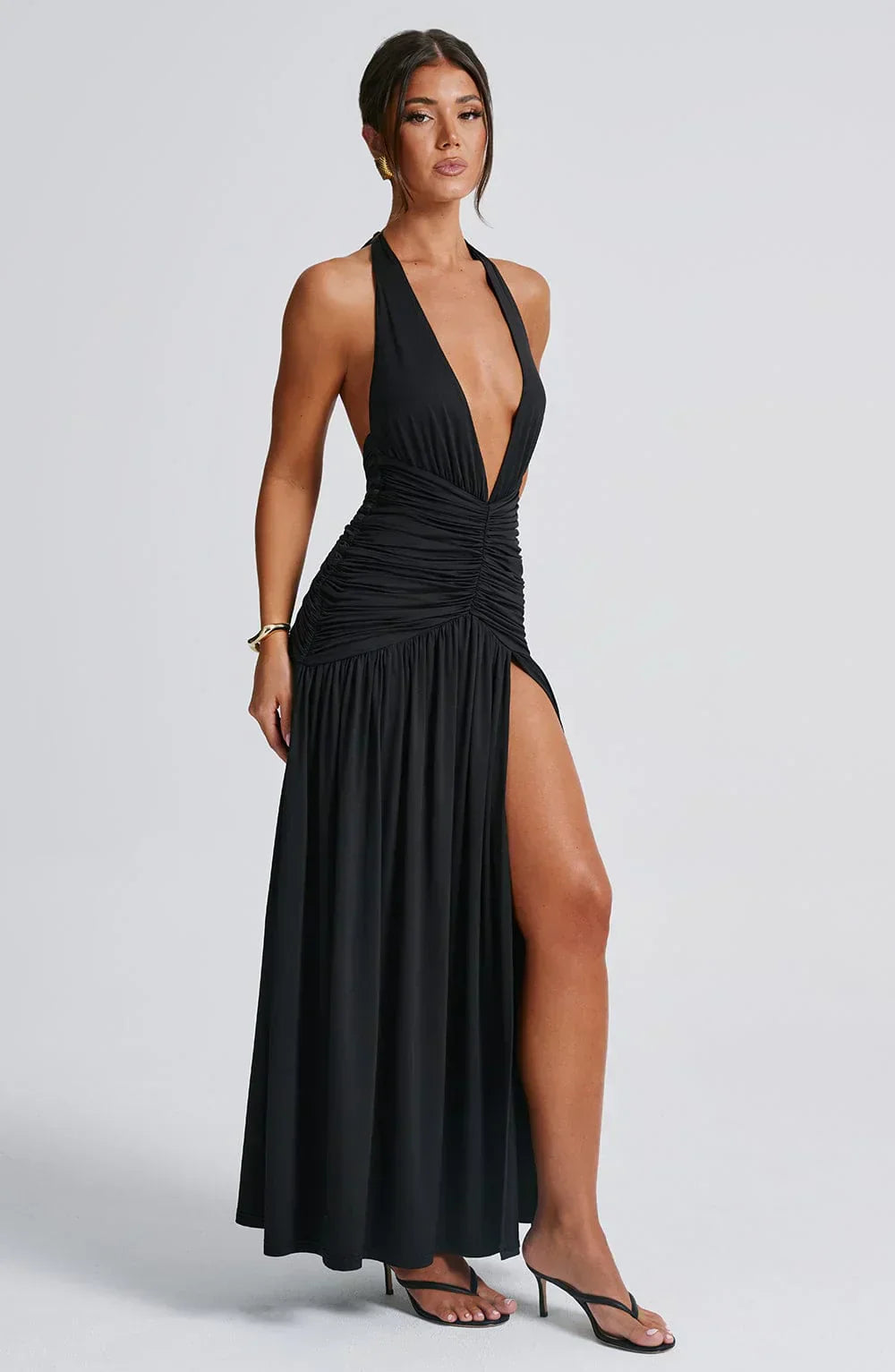 Lina Maxi Dress – Black
