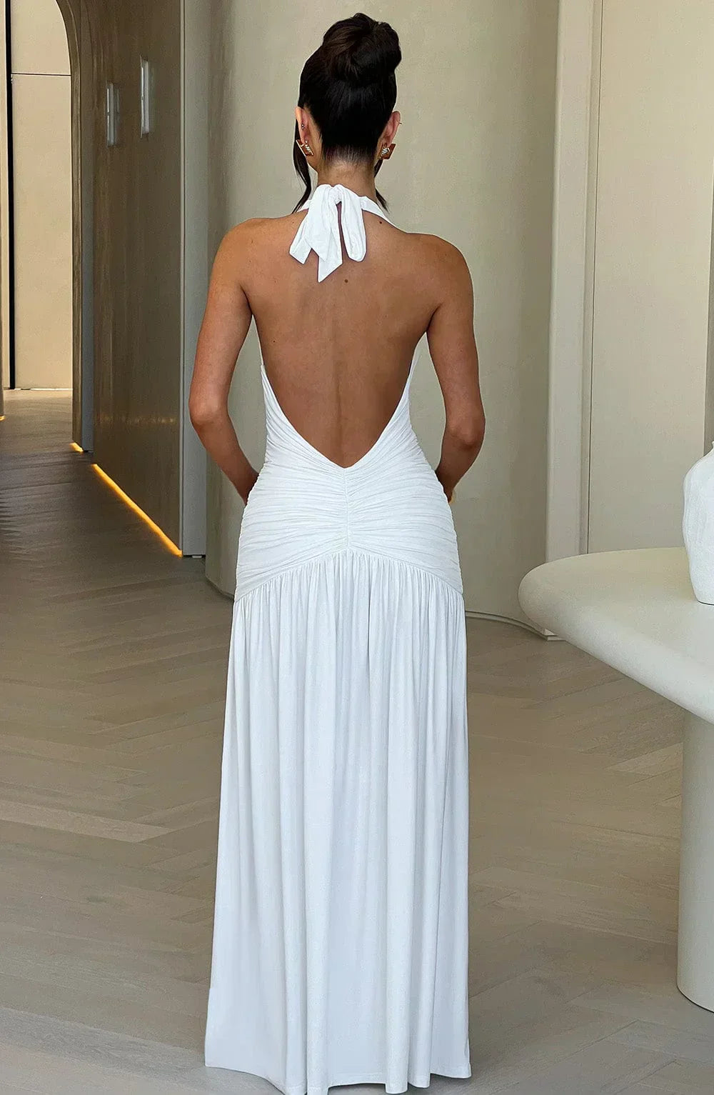 Lina Maxi Dress – White