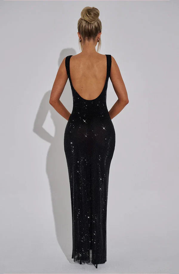 LYRA MAXI DRESS - BLACK