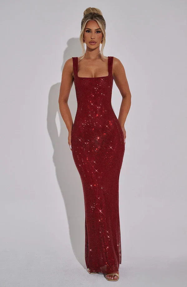 LYRA MAXI DRESS - RED