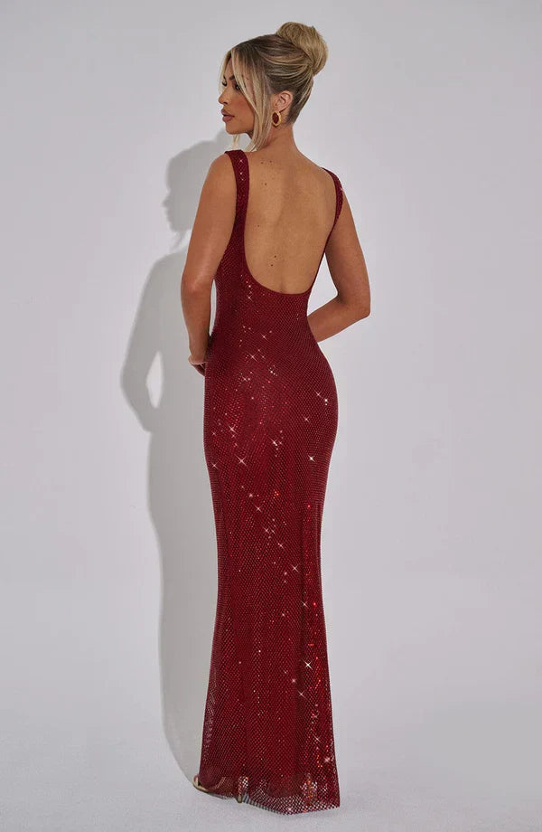 LYRA MAXI DRESS - RED