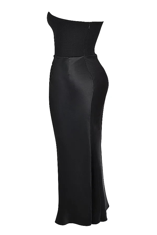 LAVINA MAXI DRESS - BLACK