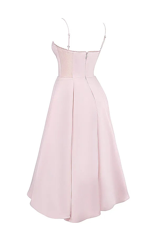 ISOLDE MIDI DRESS - BLUSH