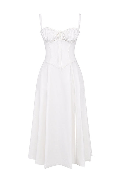 SUNHEART SUNSET LACE UP DRESS