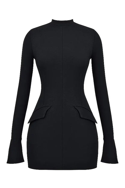 JADE MINI DRESS - BLACK