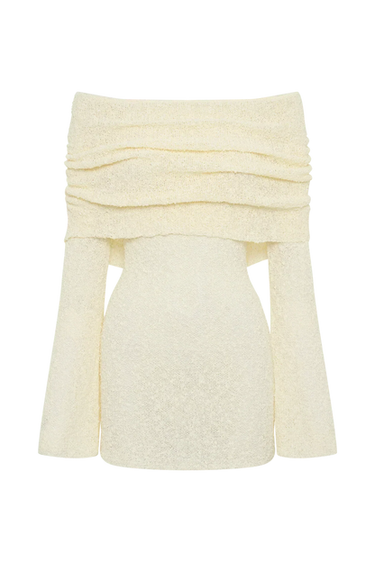 CLEO MINI DRESS - IVORY