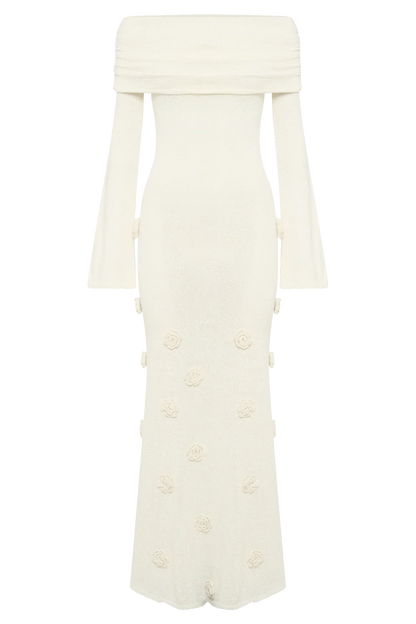 VICTORIA MAXI DRESS - IVORY