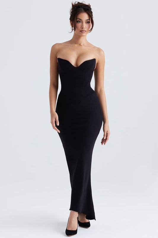 AUREA MAXI DRESS - BLACK