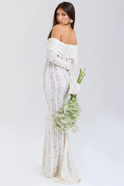 ELENA MAXI DRESS - WHITE