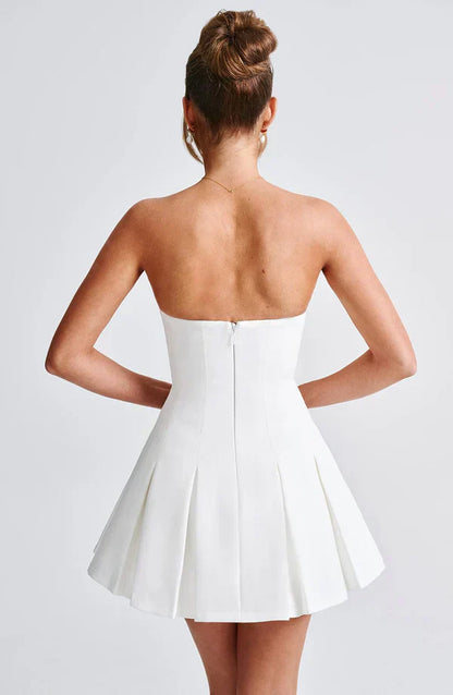 MONACO MINI DRESS – IVORY