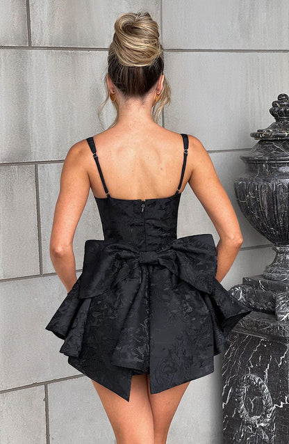 AMELIE MINI DRESS – BLACK