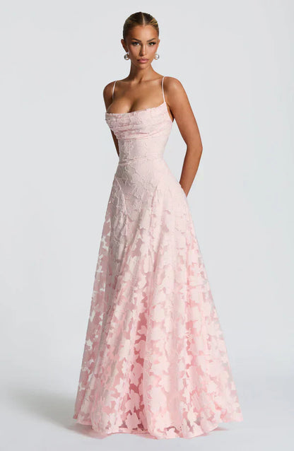 ELARA MAXI DRESS – BLUSH