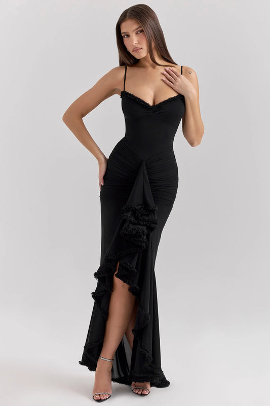 ELOWEN MAXI DRESS - BLACK