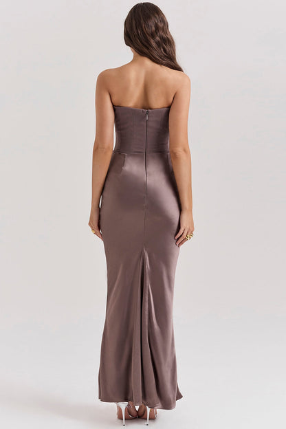LAVINA MAXI DRESS - SMOKE