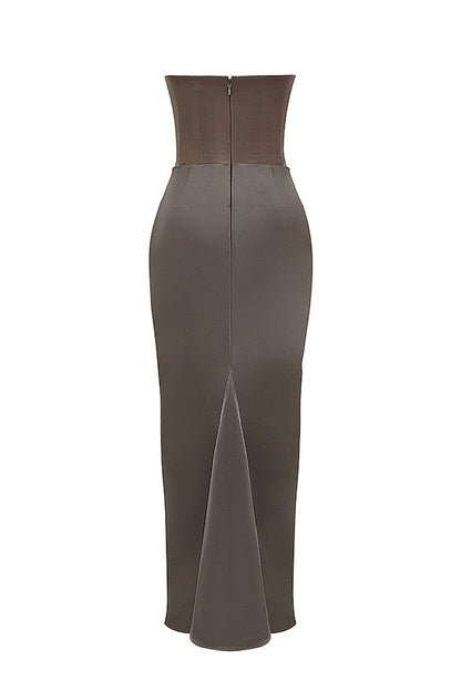 LAVINA MAXI DRESS - SMOKE