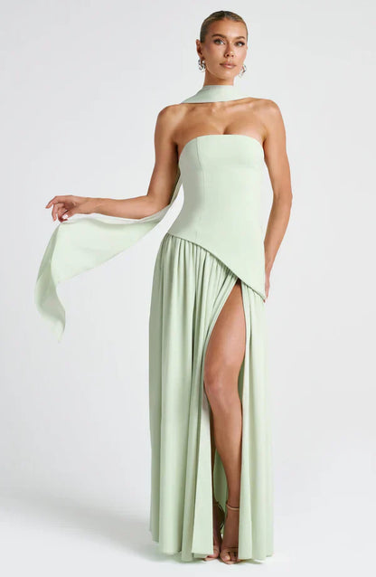 VALENCIA MAXI DRESS — MINT