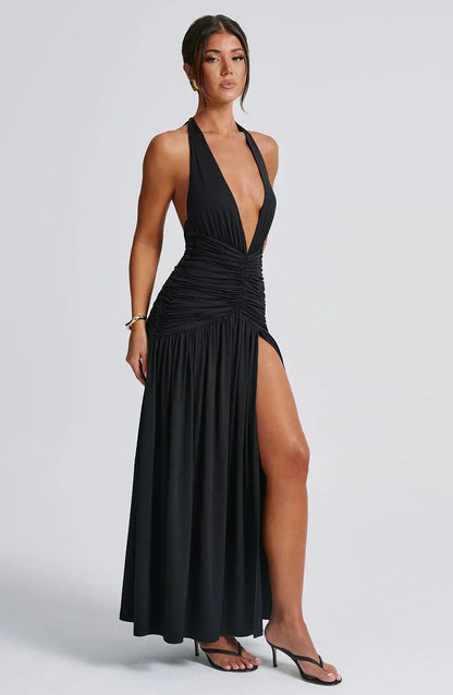 Lina Maxi Dress – Black
