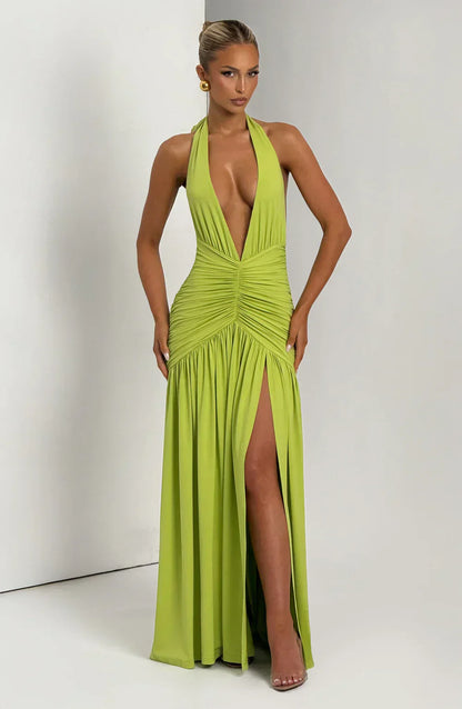 Melania Maxi Dress – Olive