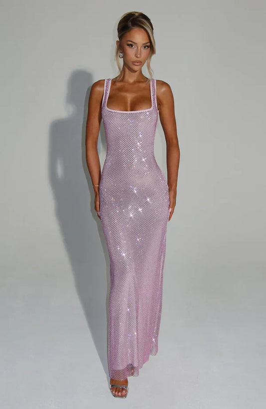 LYRA MAXI DRESS - PINK