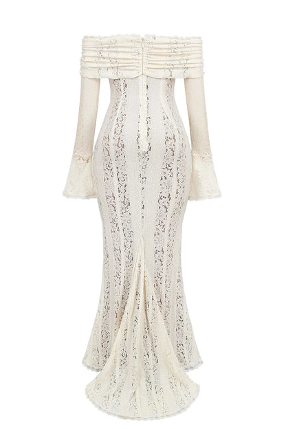ELENA MAXI DRESS - WHITE